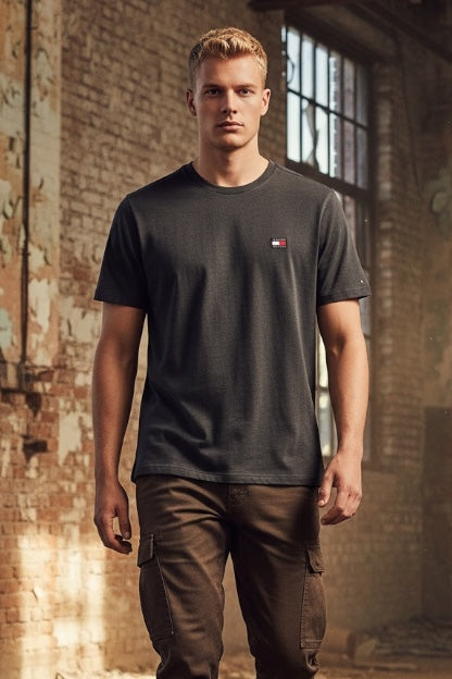 Image for TOMMY JEANS REG BADGE TEE | Tommy JEANS | Morans Menswear