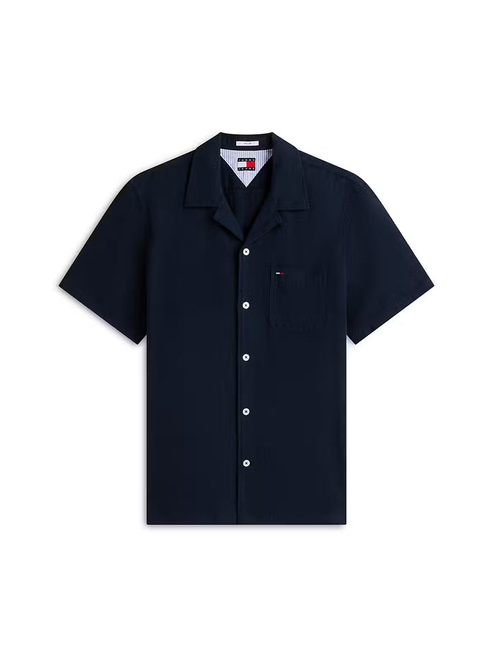 Image for TOMMY JEANS REG LINEN BLEND SHORT SLEEVE SHIRT | Tommy JEANS | Morans Menswear