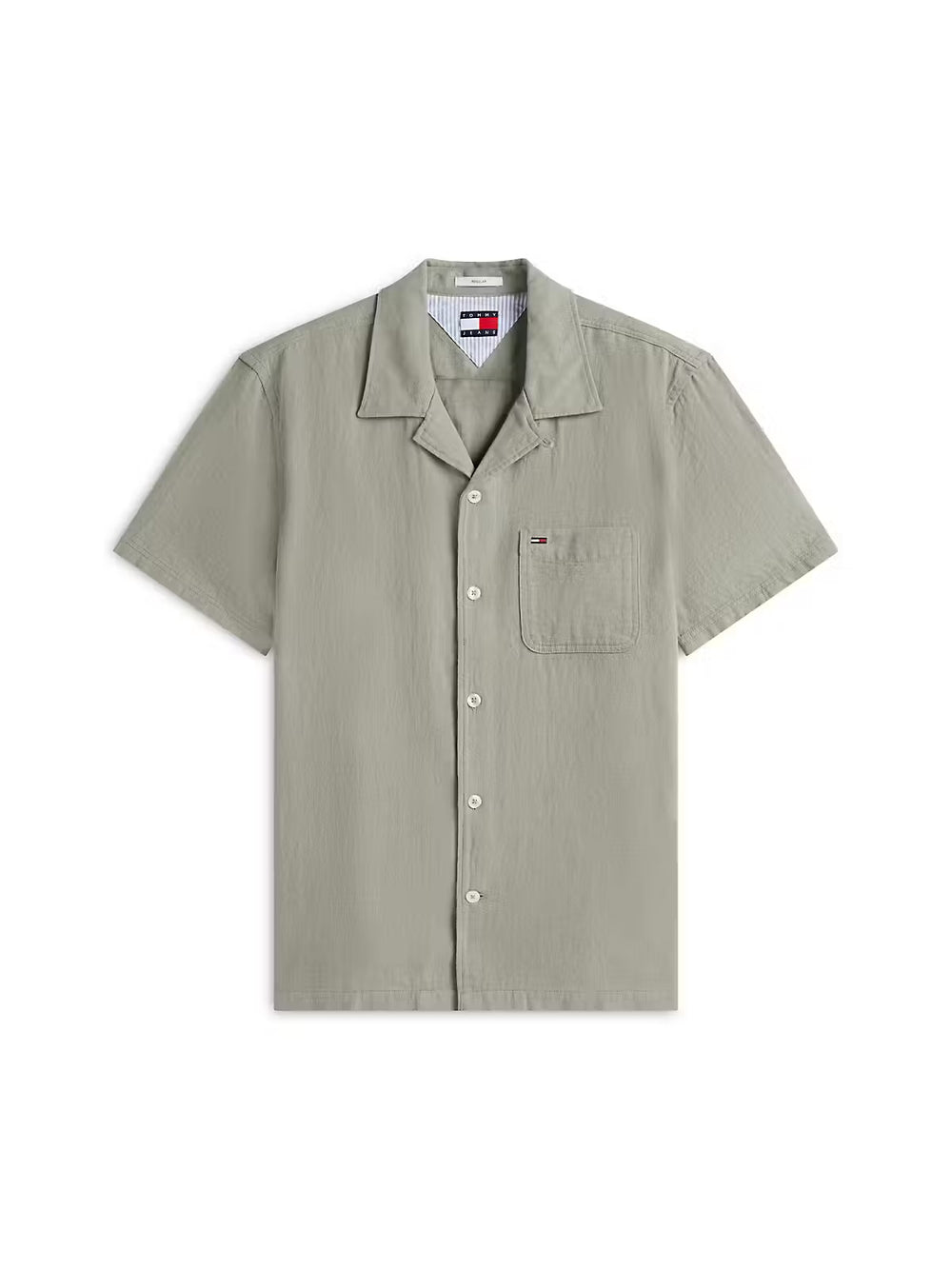 Image for TOMMY JEANS LINEN BLEND CAMP SHORT SLEEVE SHIRT | Tommy JEANS | Morans Menswear