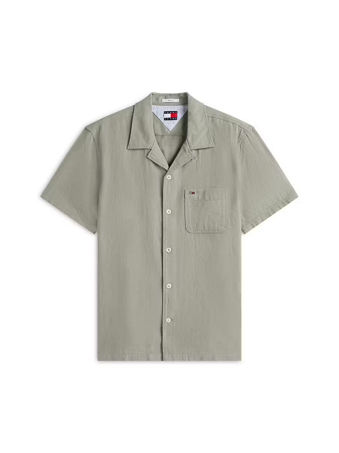 Image for TOMMY JEANS LINEN BLEND CAMP SHORT SLEEVE SHIRT | Tommy JEANS | Morans Menswear