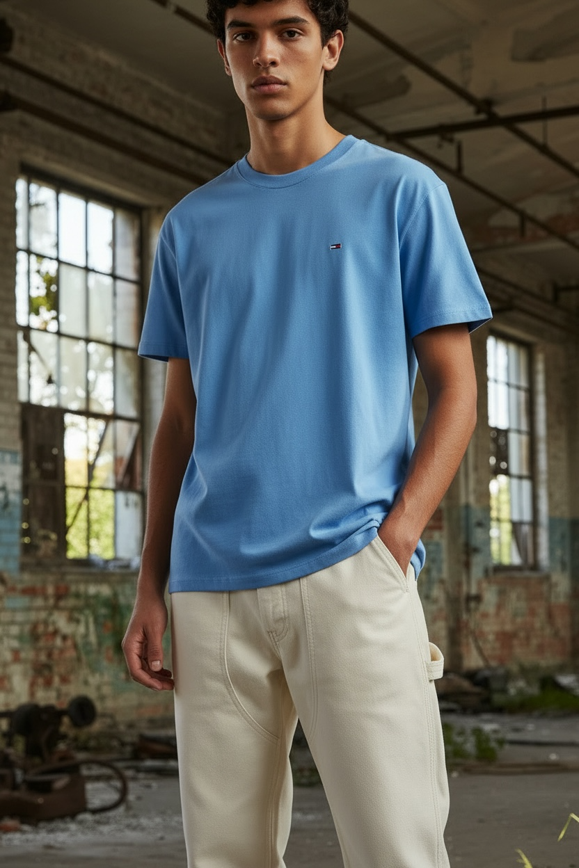 Image for TOMMY JEANS REGULAR FIT  FLAG SS TEE | Tommy JEANS | Morans Menswear