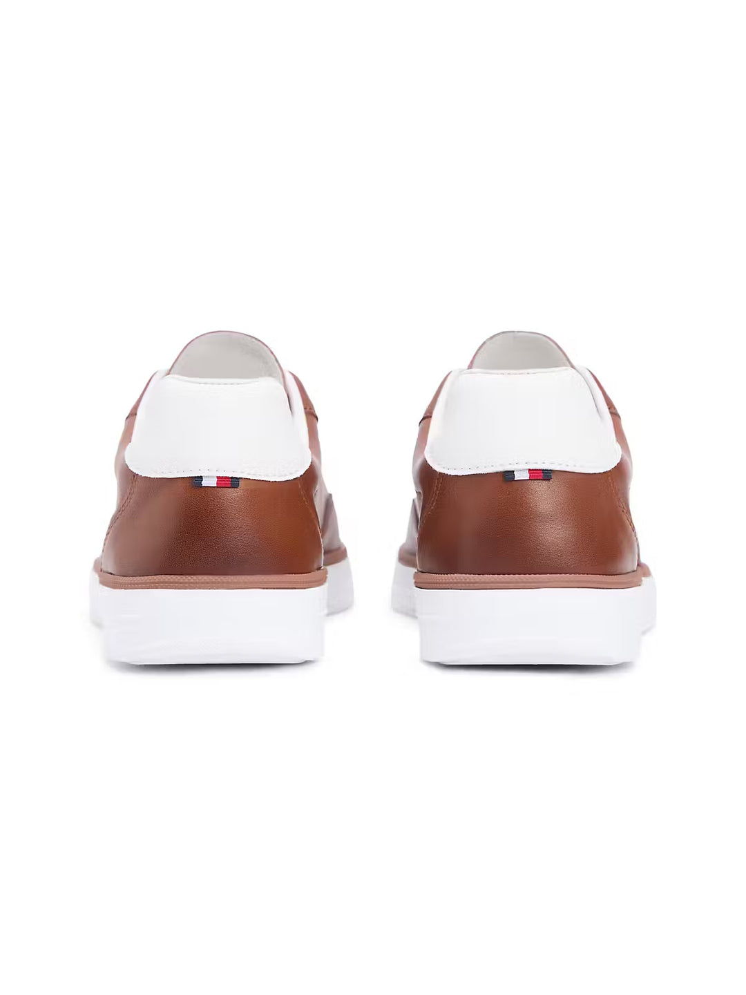 Image for TOMMY HILFIGER LO LUX LEATHER 1A2 COGNAC TRAINERS | Tommy Hilfiger|Tommy Hilfiger FOOTWEAR | Morans Menswear
