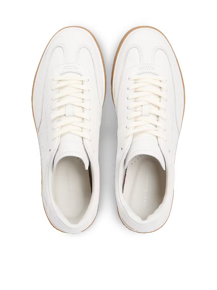 Image for TOMMY HILFIGER LO LUX LEATHER WHITE TRAINERS | Tommy Hilfiger FOOTWEAR | Morans Menswear
