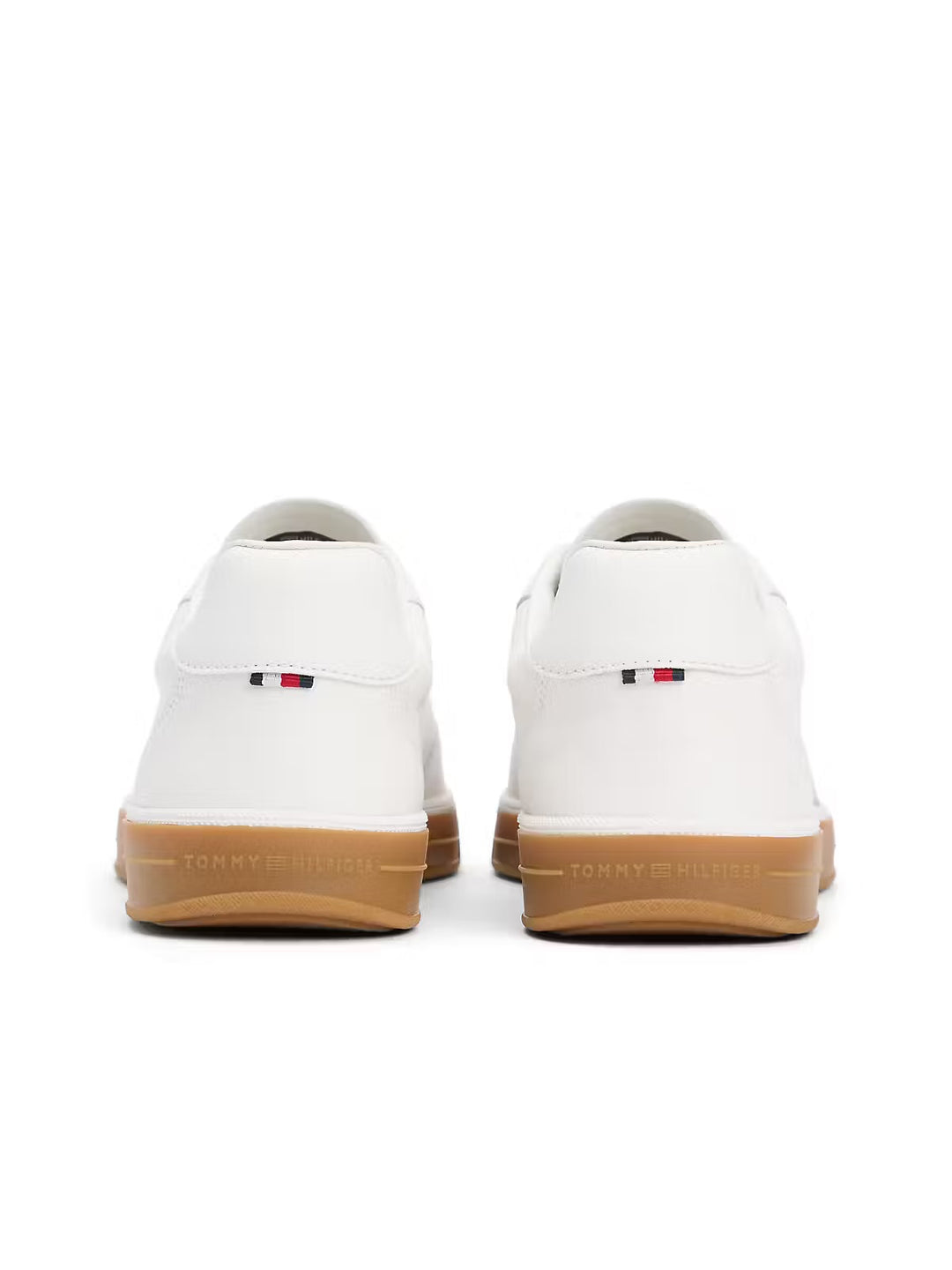 Image for TOMMY HILFIGER LO LUX LEATHER WHITE TRAINERS | Tommy Hilfiger FOOTWEAR | Morans Menswear