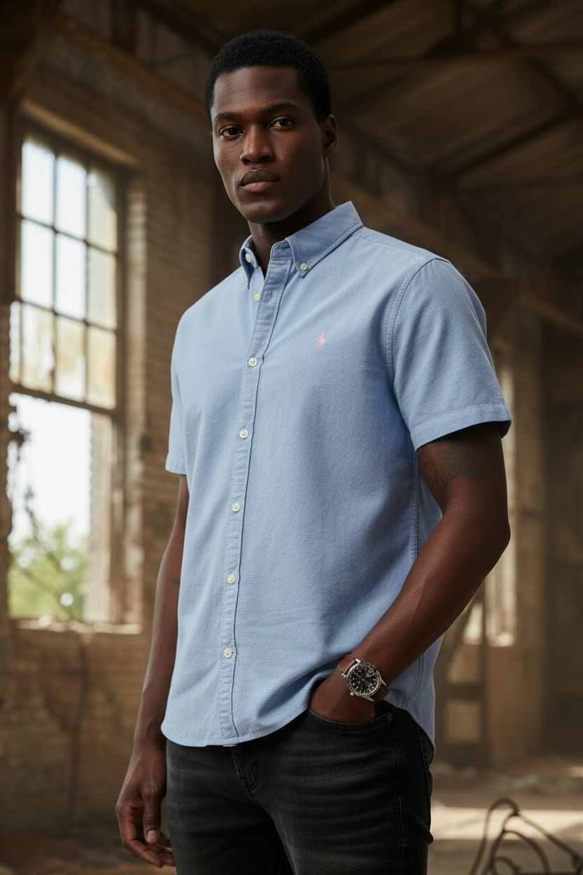 Image for SUPERDRY PREPPY OXFORD SHORT SLEEVE SHIRT | Superdry | Morans Menswear