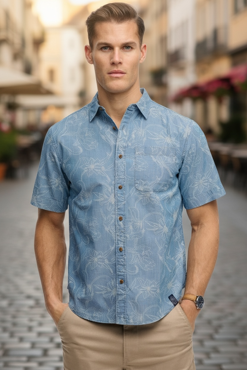 Image for SUPERDRY VINTAGE LOOM SHORT SLEEVE SHIRT | Superdry | Morans Menswear