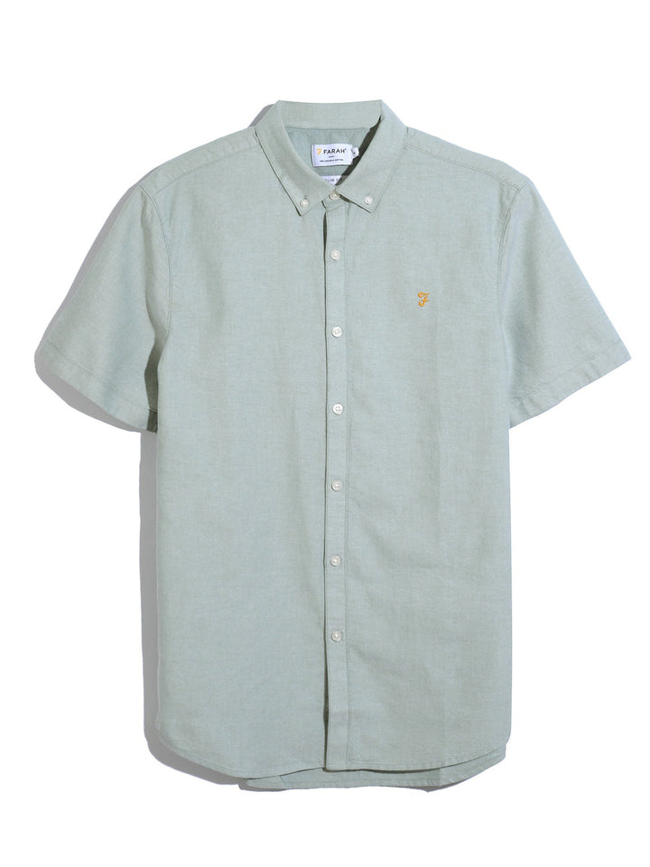 Image for FARAH BREWER BD MINT  SHORT SLEEVE SHIRT | Farah | Morans Menswear