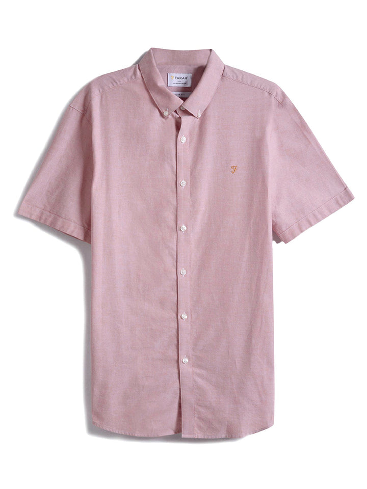 Image for FARAH BREWER BD SHORT SLEEVE  LILAC SHIRT | Farah | Morans Menswear