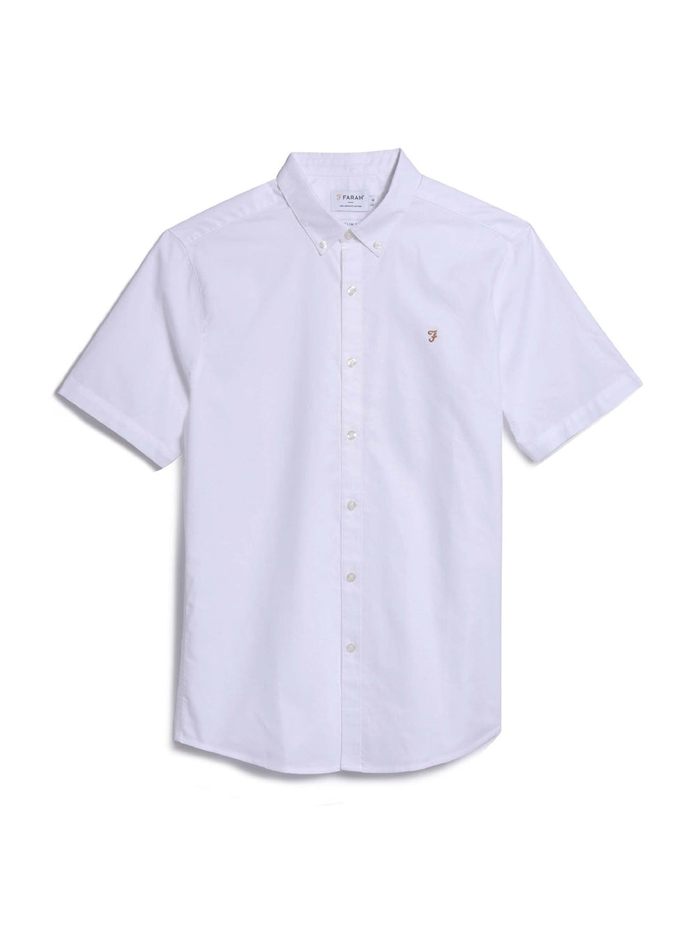 Image for FARAH BREWER BD SHORT SLEEVE  WHITE SHIRT | Farah | Morans Menswear