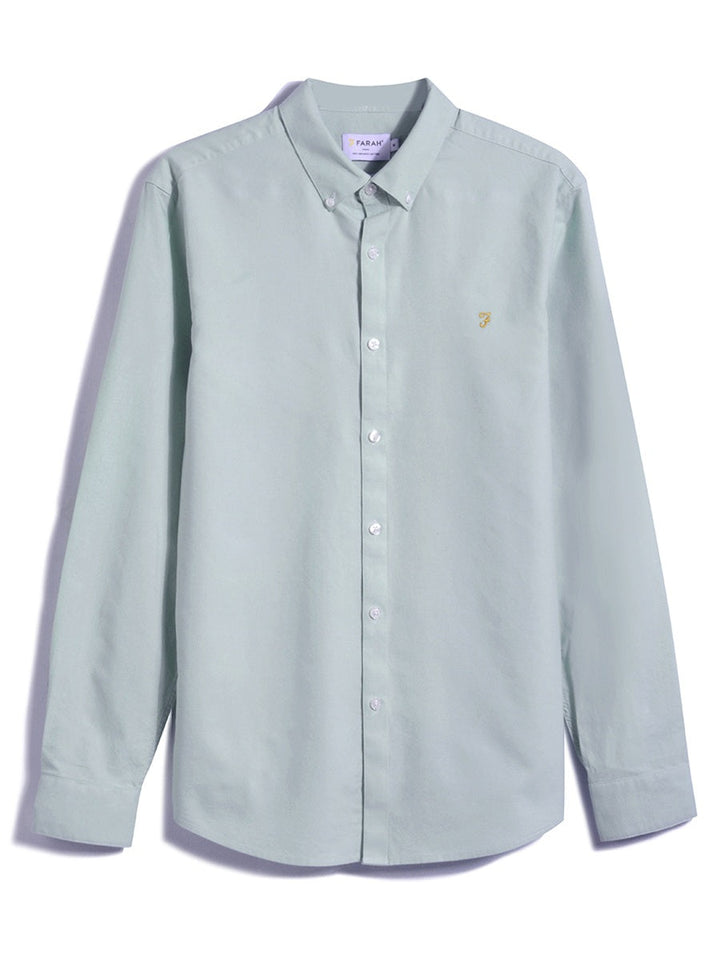 Image for FARAH BREWER B LS MINT  SHIRT | Farah | Morans Menswear