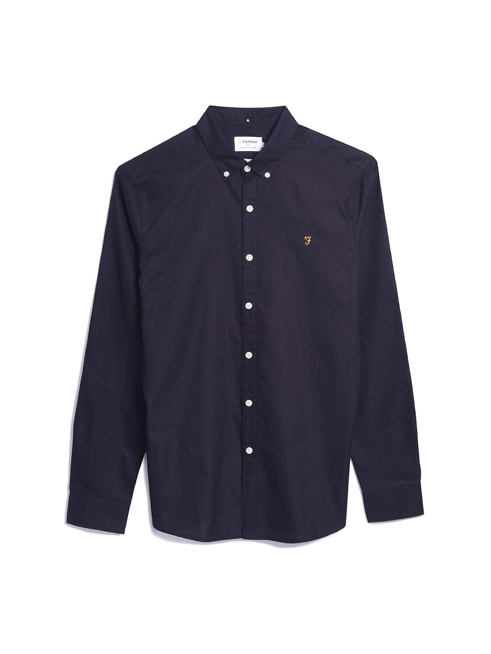 Image for FARAH BREWER BD LS NAVY SHIRT | Farah | Morans Menswear