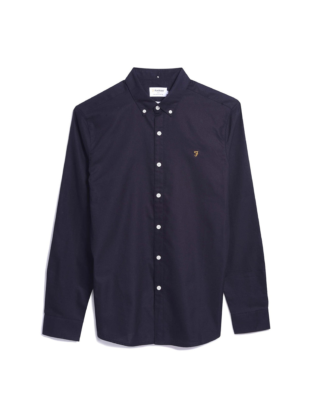 Image for FARAH BREWER BD LS NAVY SHIRT | Farah | Morans Menswear