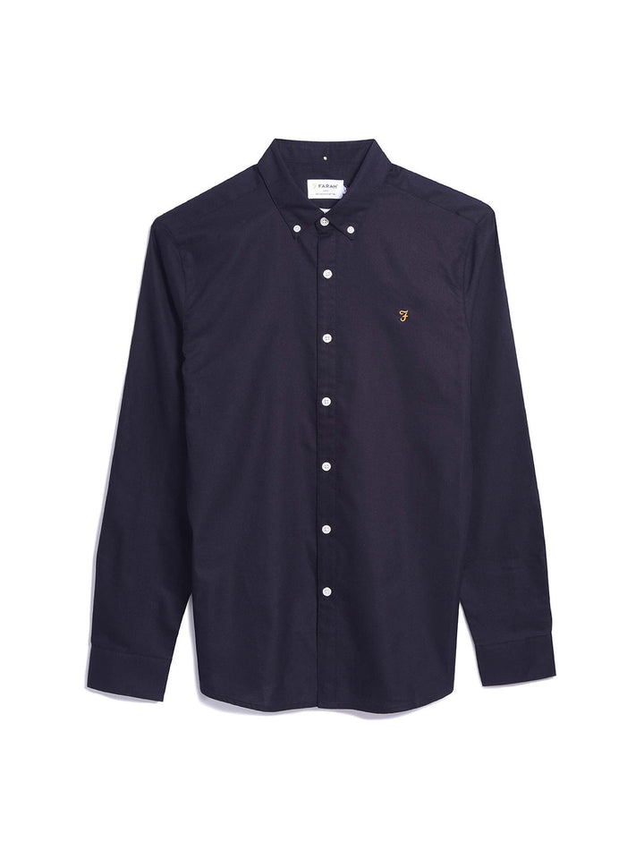 Image for FARAH BREWER BD LS NAVY SHIRT | Farah | Morans Menswear