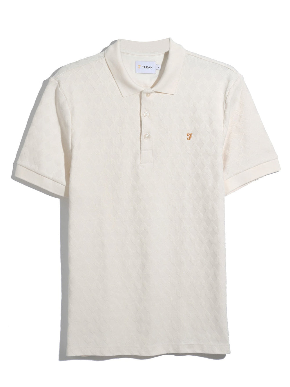 Image for FARAH HORACE SS ECRU POLO | Farah | Morans Menswear