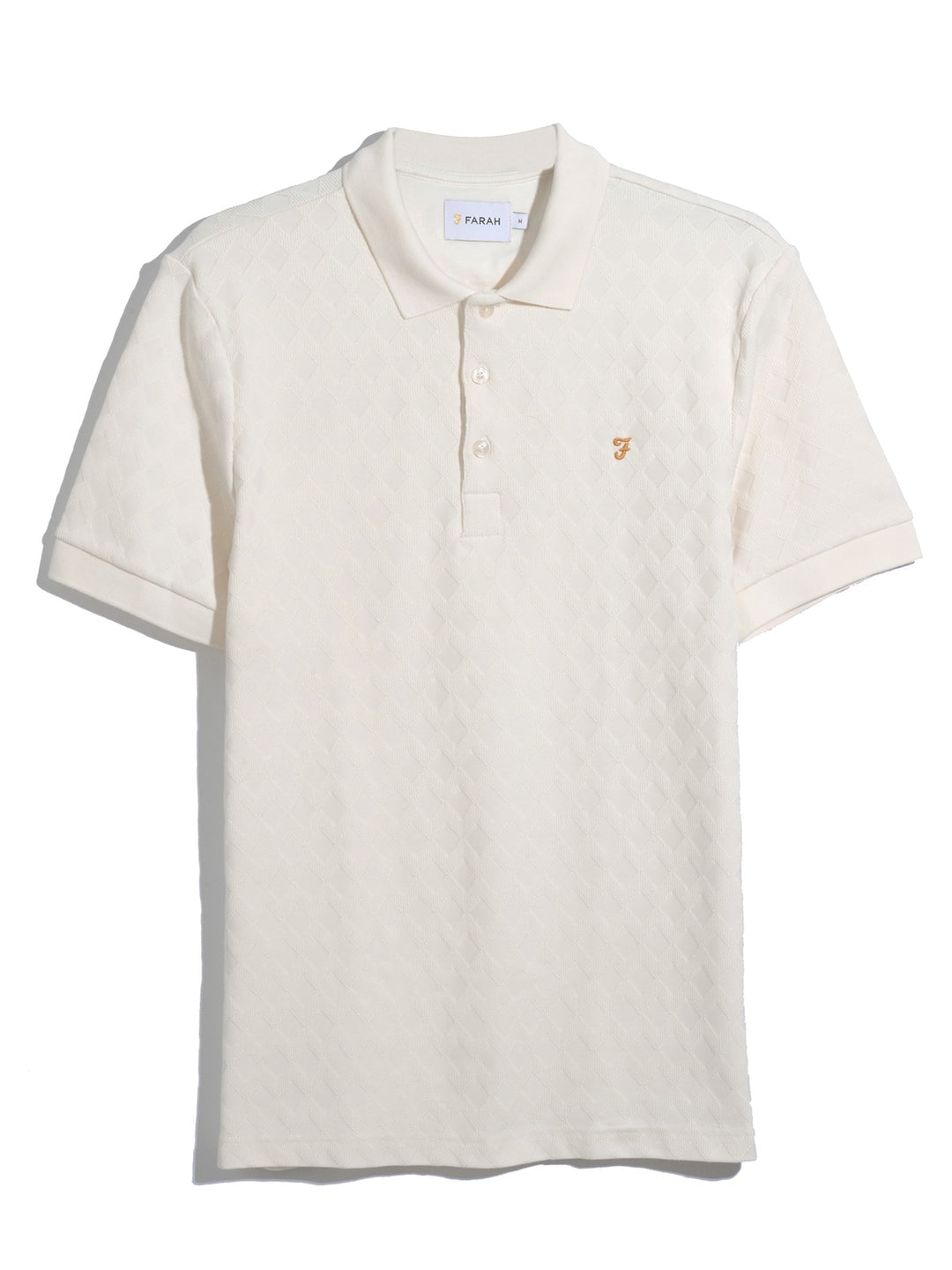 Image for FARAH HORACE SS ECRU POLO | Farah | Morans Menswear