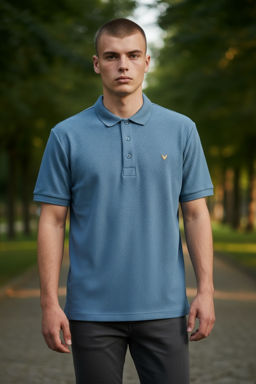 Image for FARAH FORSTER SS BLUE POLO | Farah | Morans Menswear
