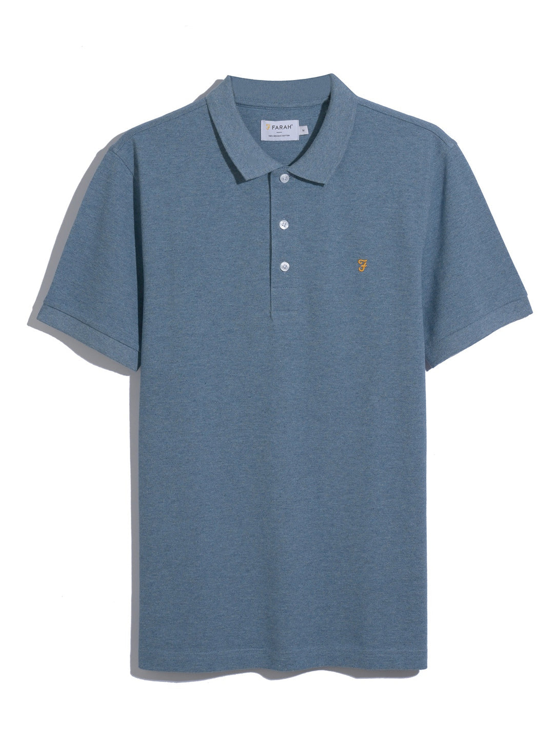 Image for FARAH BLANES SS BLUE POLO | Farah | Morans Menswear