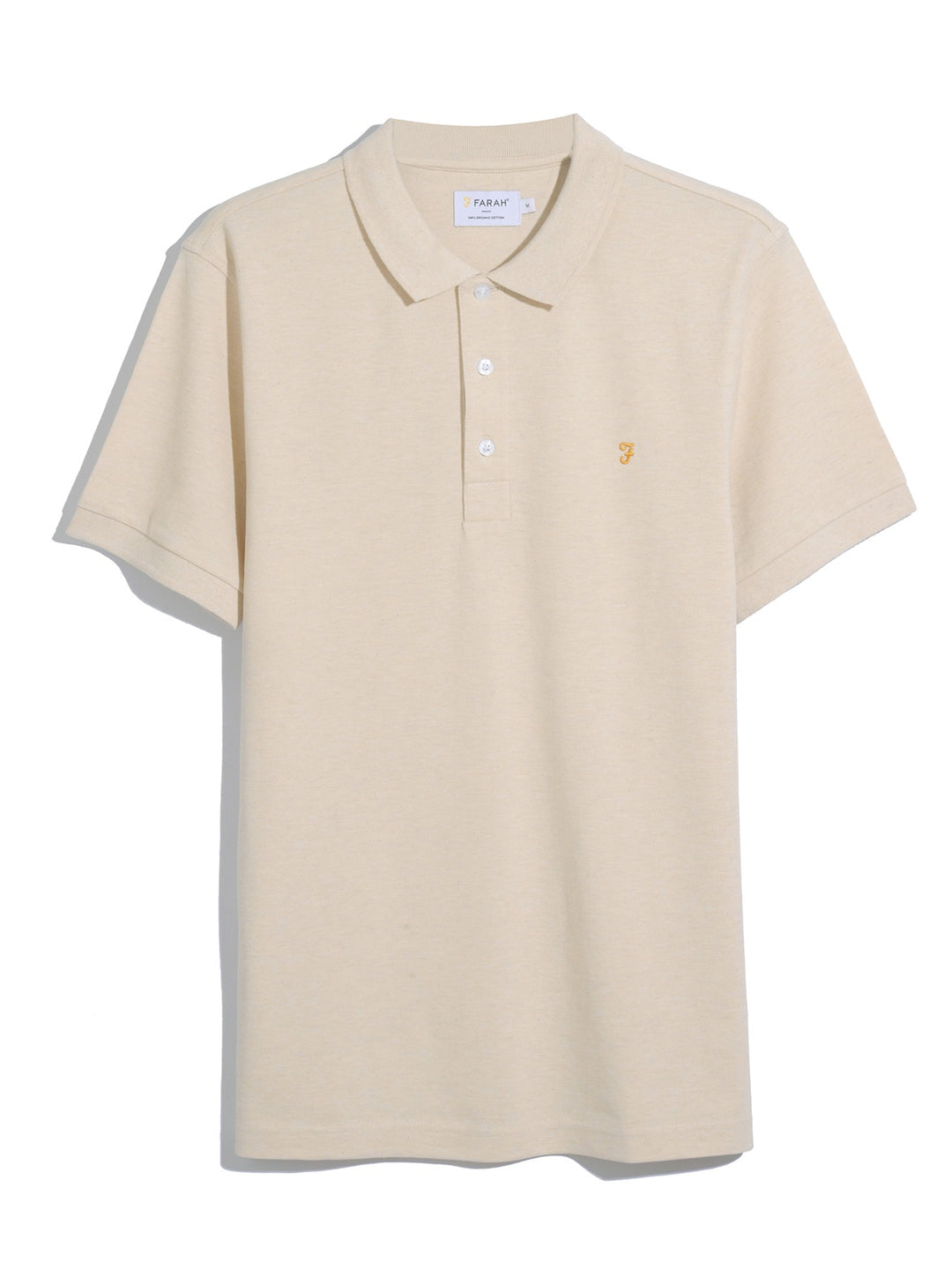 Image for FARAH BLANES SS LIGHT STONE  GREY POLO | Farah | Morans Menswear