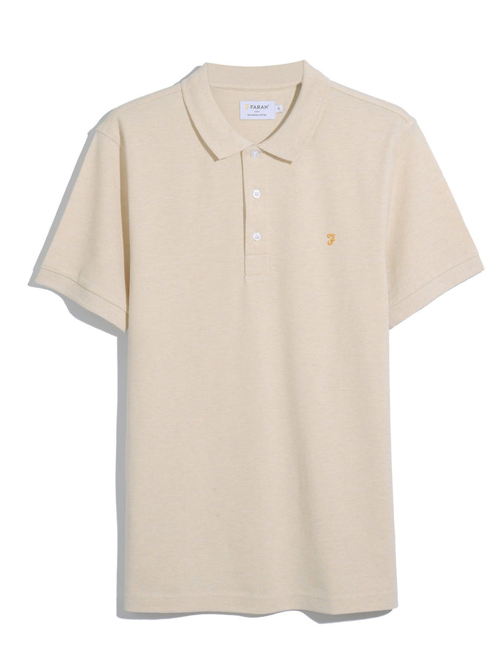Image for FARAH BLANES SS LIGHT STONE  GREY POLO | Farah | Morans Menswear