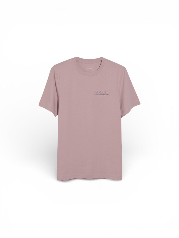 Image for FARAH DANTE GRAPHIC SS PINK TEE | Farah | Morans Menswear