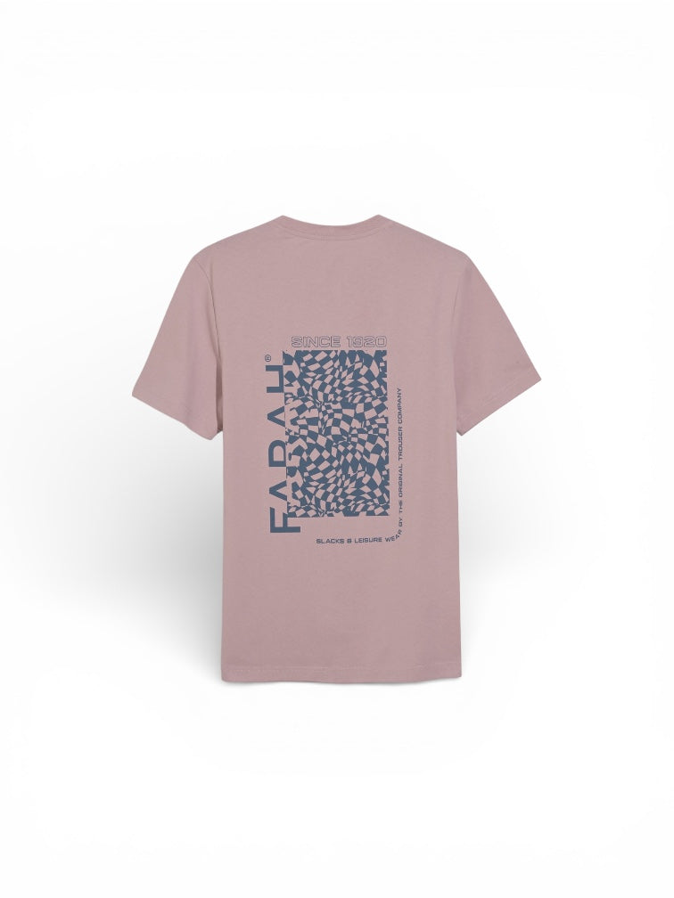 Image for FARAH DANTE GRAPHIC SS PINK TEE | Farah | Morans Menswear