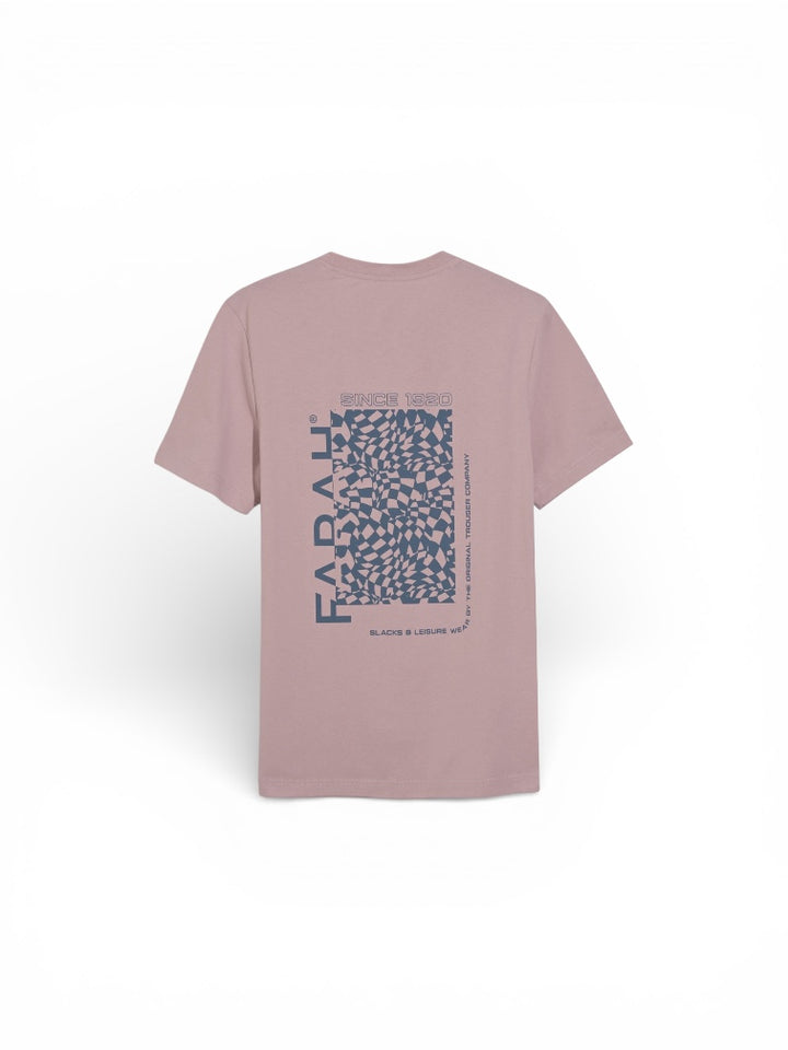 Image for FARAH DANTE GRAPHIC SS PINK TEE | Farah | Morans Menswear