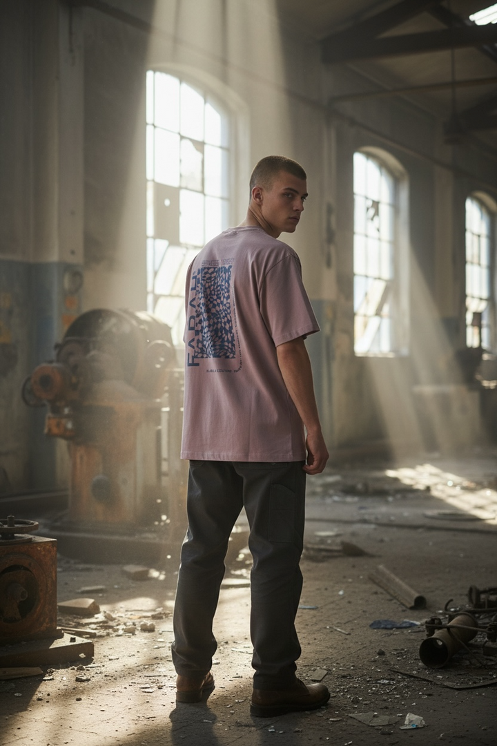 Image for FARAH DANTE GRAPHIC SS PINK TEE | Farah | Morans Menswear