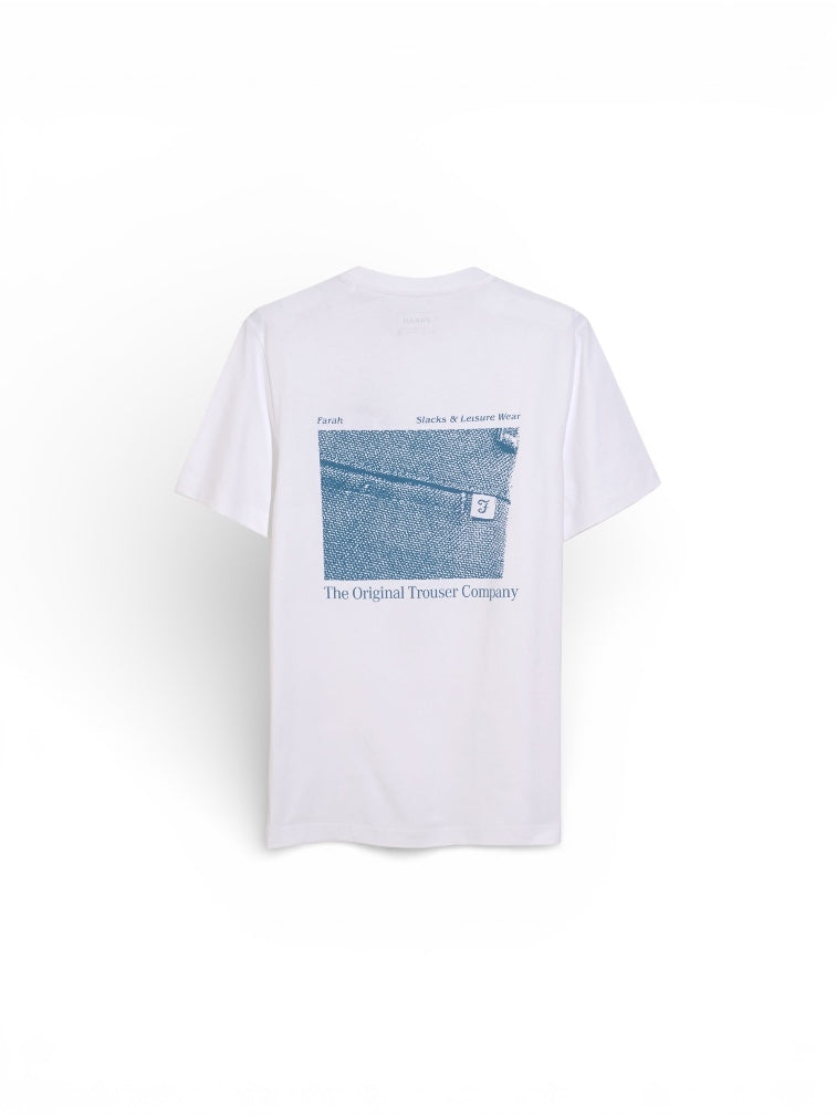 Image for FARAH DESMOND GRAPHIC WHITE TEE | Farah | Morans Menswear