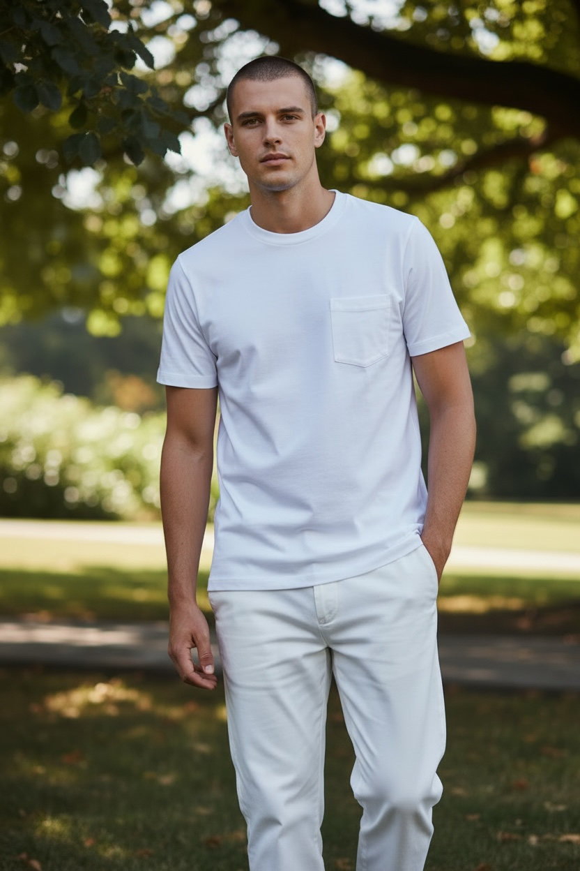 Image for FARAH STACY BOX POCKET SS TEE | Farah | Morans Menswear
