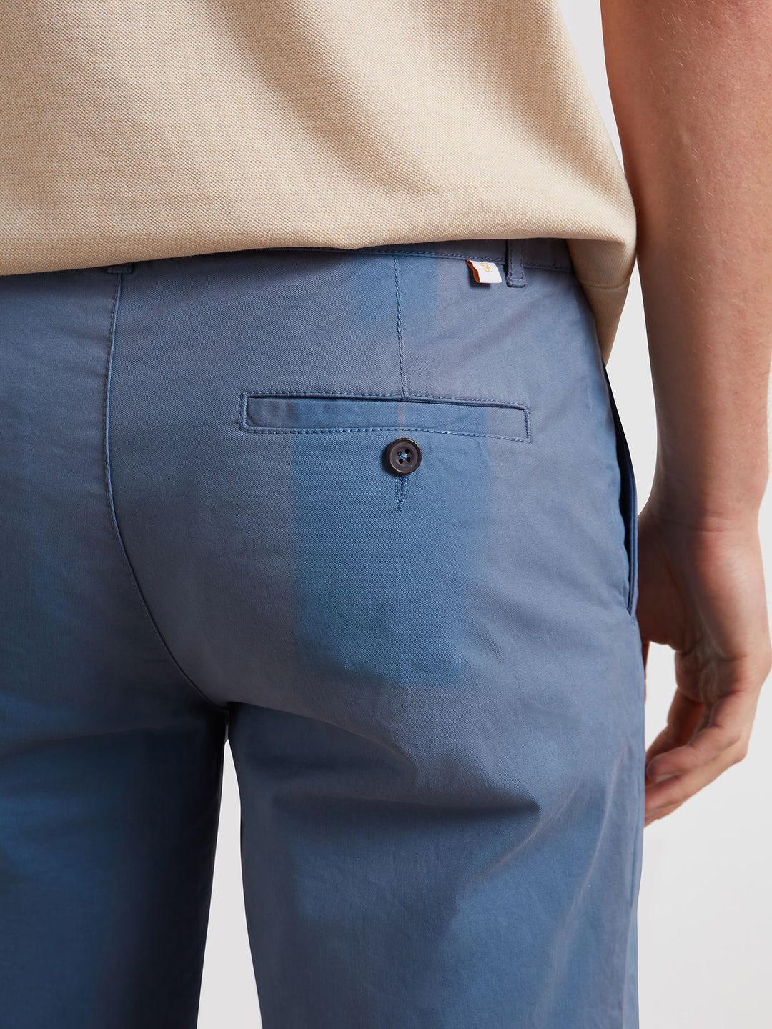 Image for FARAH HAWK  GARMENT DYE BLUE SHORTS | Farah | Morans Menswear
