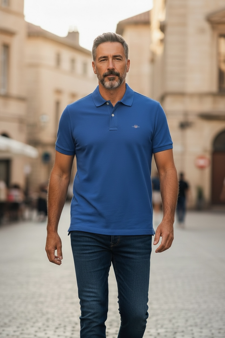 Image for GANT REG SHIELD SS PIQUE POLO | GANT | Morans Menswear