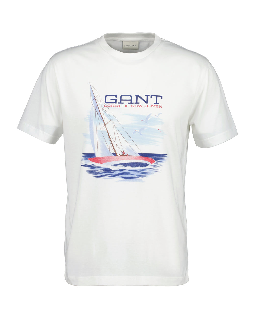 Image for GANT GRAPHIC WHITE  SS TSHIRT | GANT | Morans Menswear