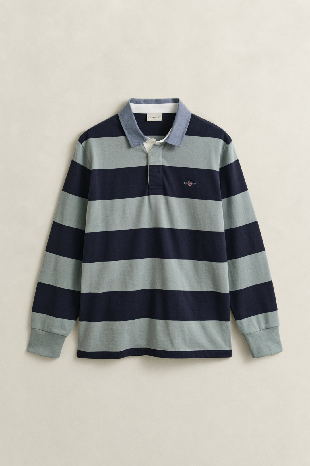 Image for GANT REG CHAMBRAY STRIPE HEAVY RUGGER | GANT | Morans Menswear
