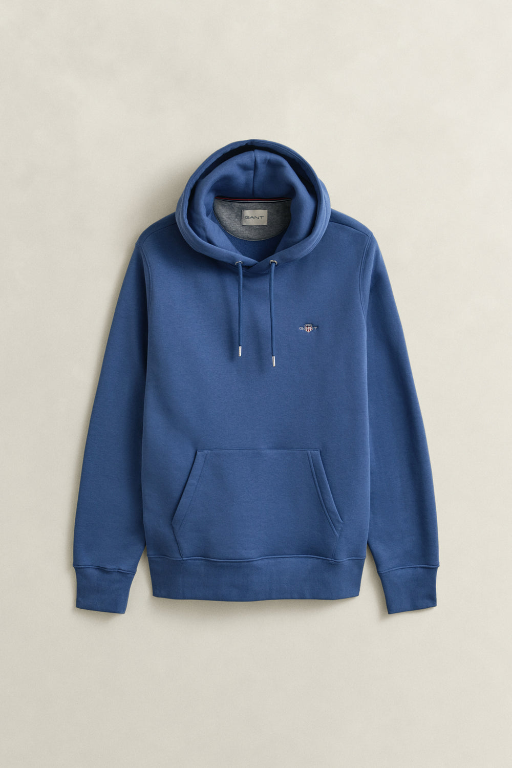 Image for GANT REG SHIELD VINTAGE BLUE HODDY | GANT | Morans Menswear