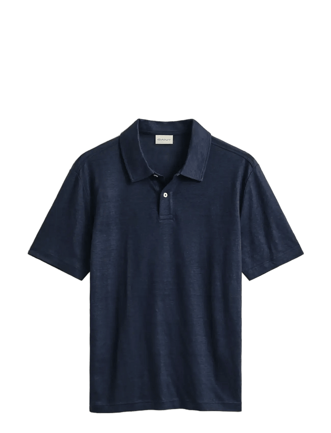 Image for GANT LINEN SHORT SLEEVE  NAVY POLO | GANT | Morans Menswear
