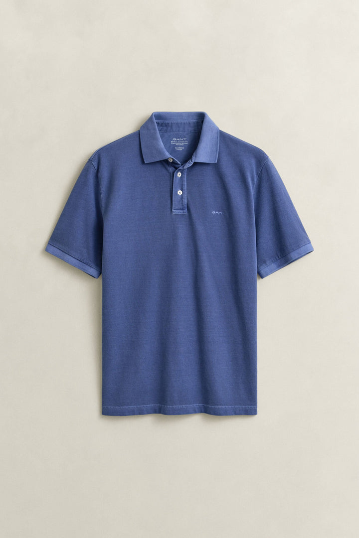 Image for GANT SUNFADED BLUE SS POLO | GANT | Morans Menswear