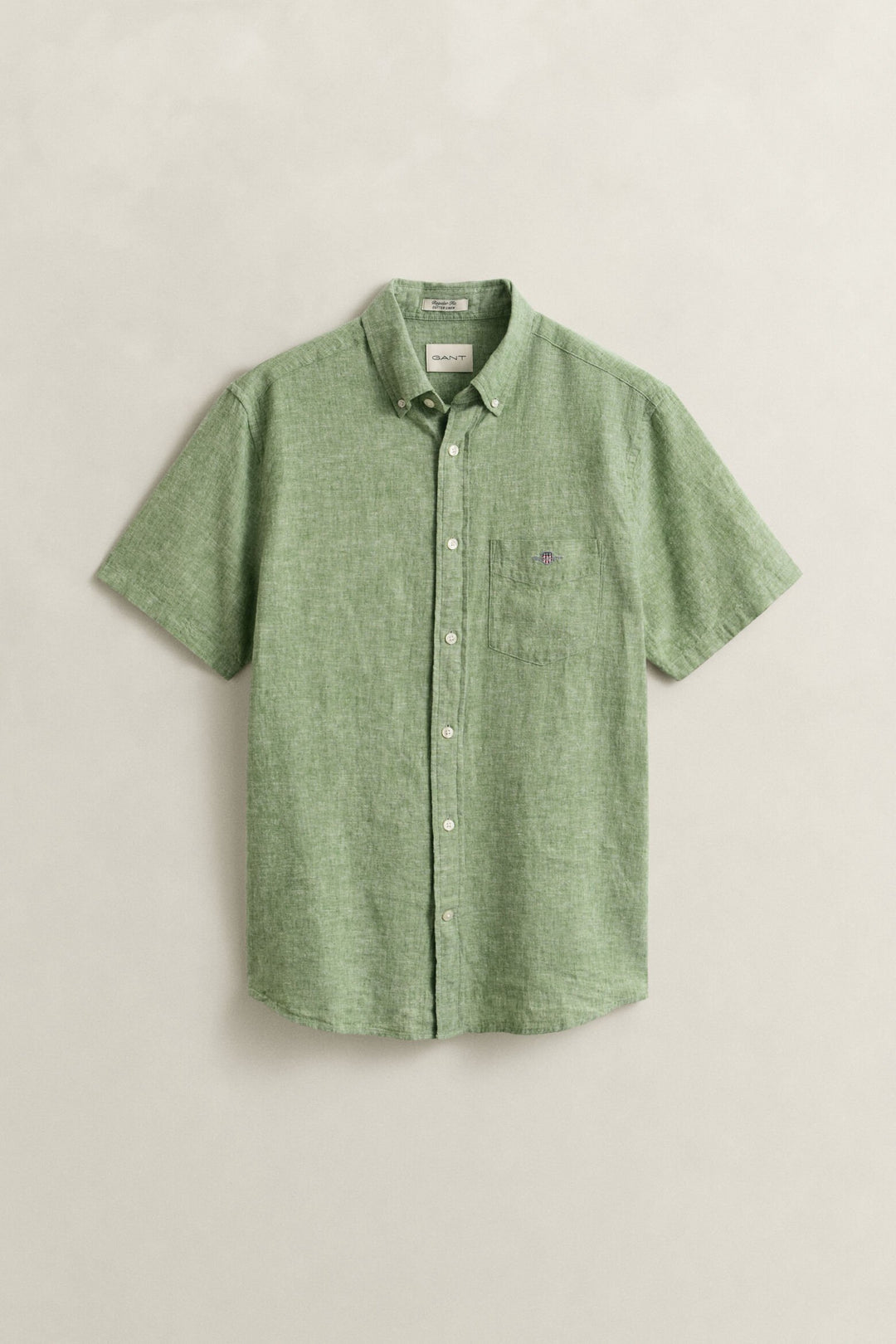 Image for GANT REG COTTON LINEN SS SHIRT | GANT | Morans Menswear