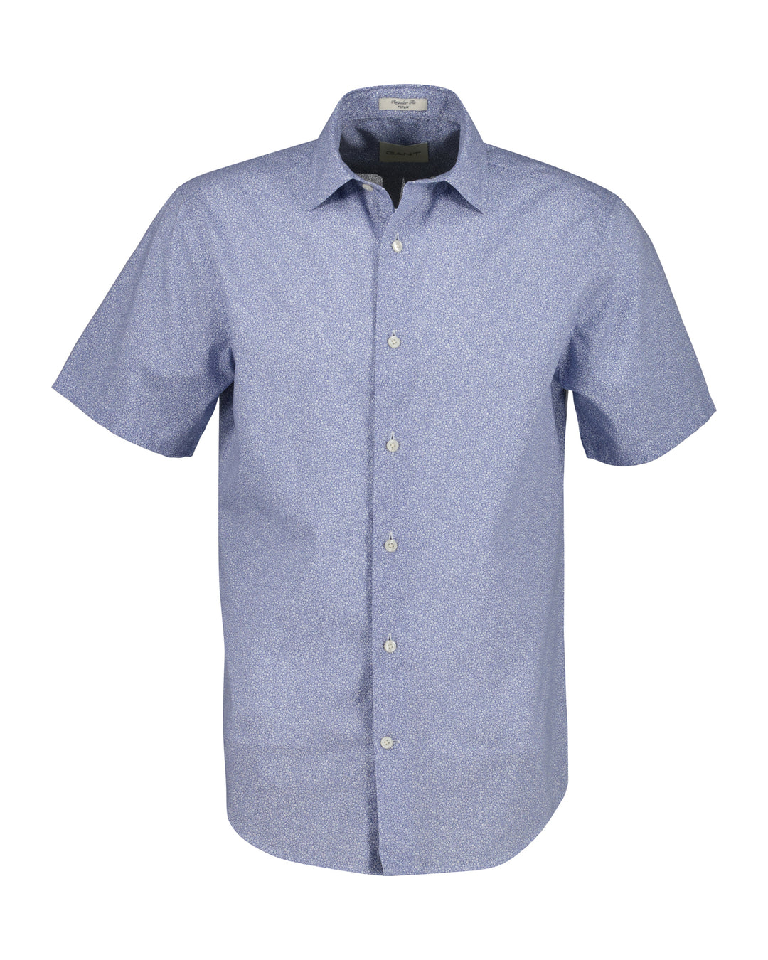 Image for GANT REG POPLIN AOP PRINT  SHORT SLEEVE SHIRT | GANT | Morans Menswear