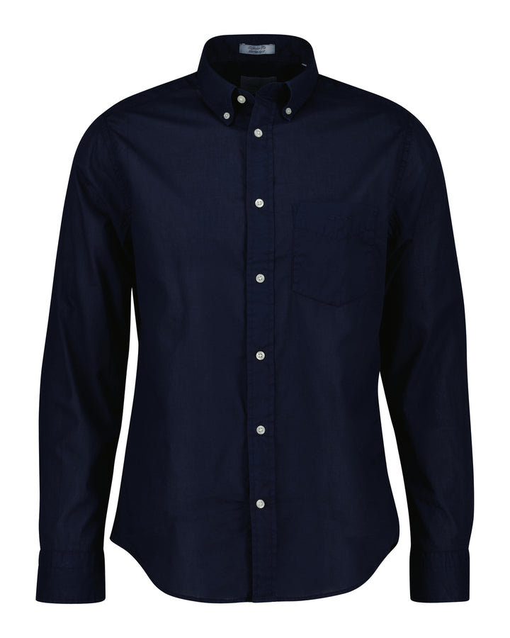 Image for GANT REG GARMENT DYED COTTON LINEN MIX SHIRT | GANT | Morans Menswear