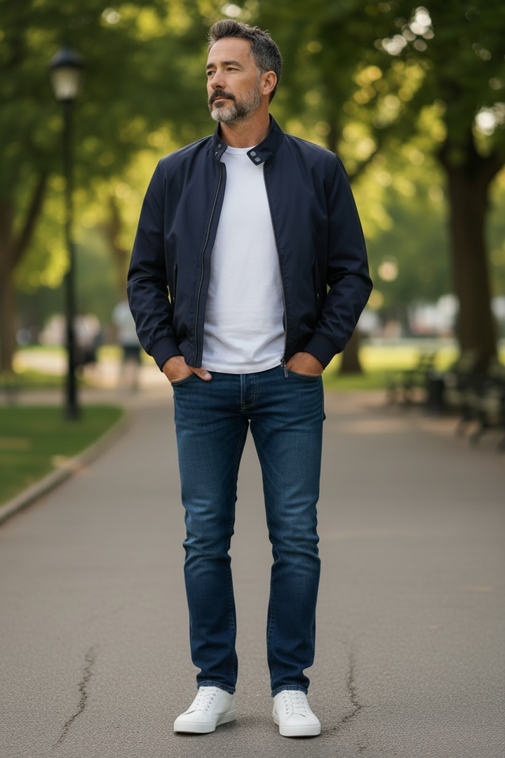 Image for GANT COTTON BLEND HARRINGTON JACKET | GANT | Morans Menswear