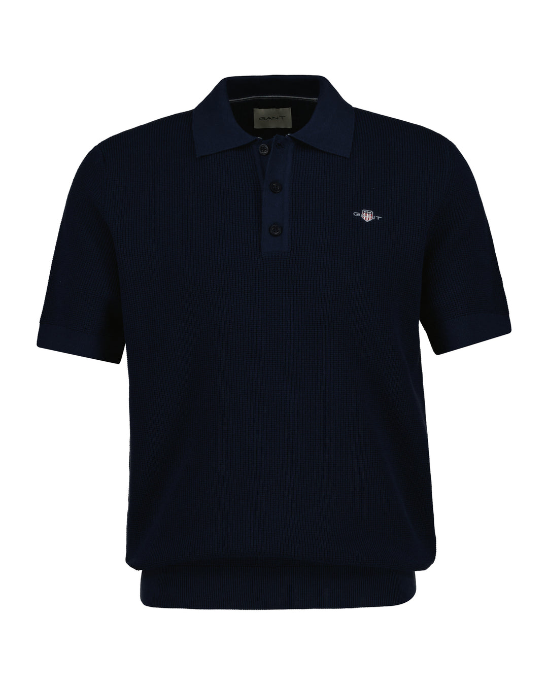 Image for GANT MICRO TEXTURED COTTON SS POLO | GANT | Morans Menswear