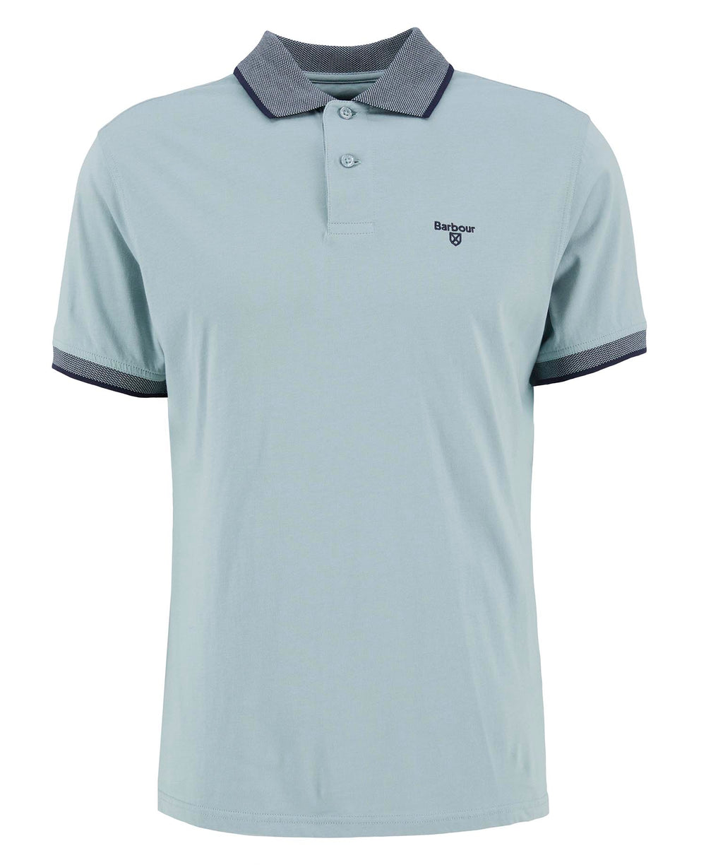 Image for BARBOUR CORNSAY BLUE POLO SHIRT | Barbour | Morans Menswear
