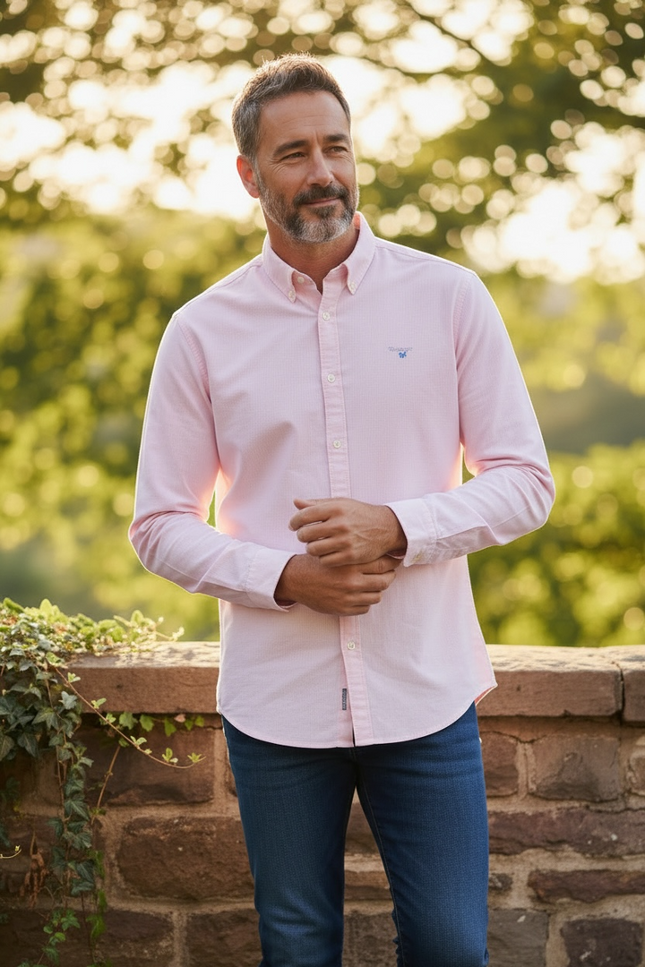 Image for BARBOUR STRIPPED OXTOWN TAILOR SHIRT | Barbour | Morans Menswear