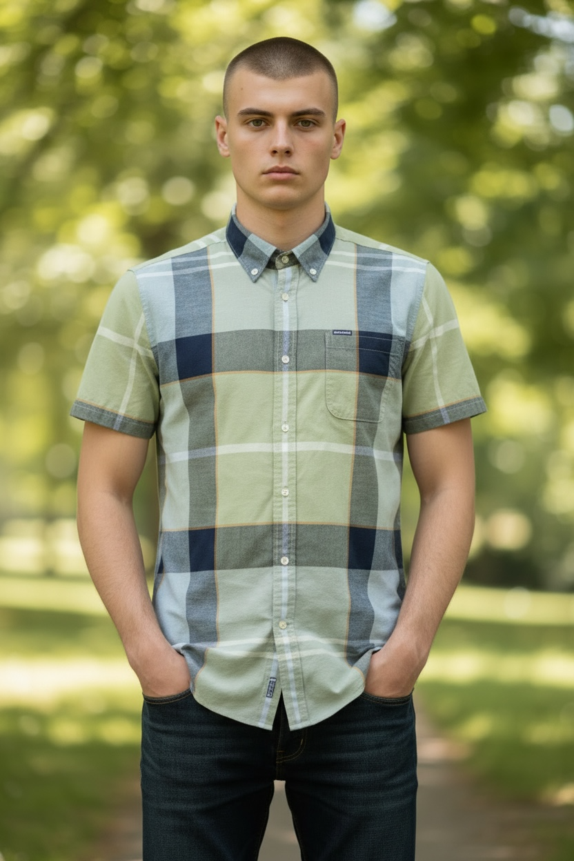 Image for BARBOUR DOUGLAS S/S TAILORED SHORT SLEEVE SHIRT | Barbour | Morans Menswear