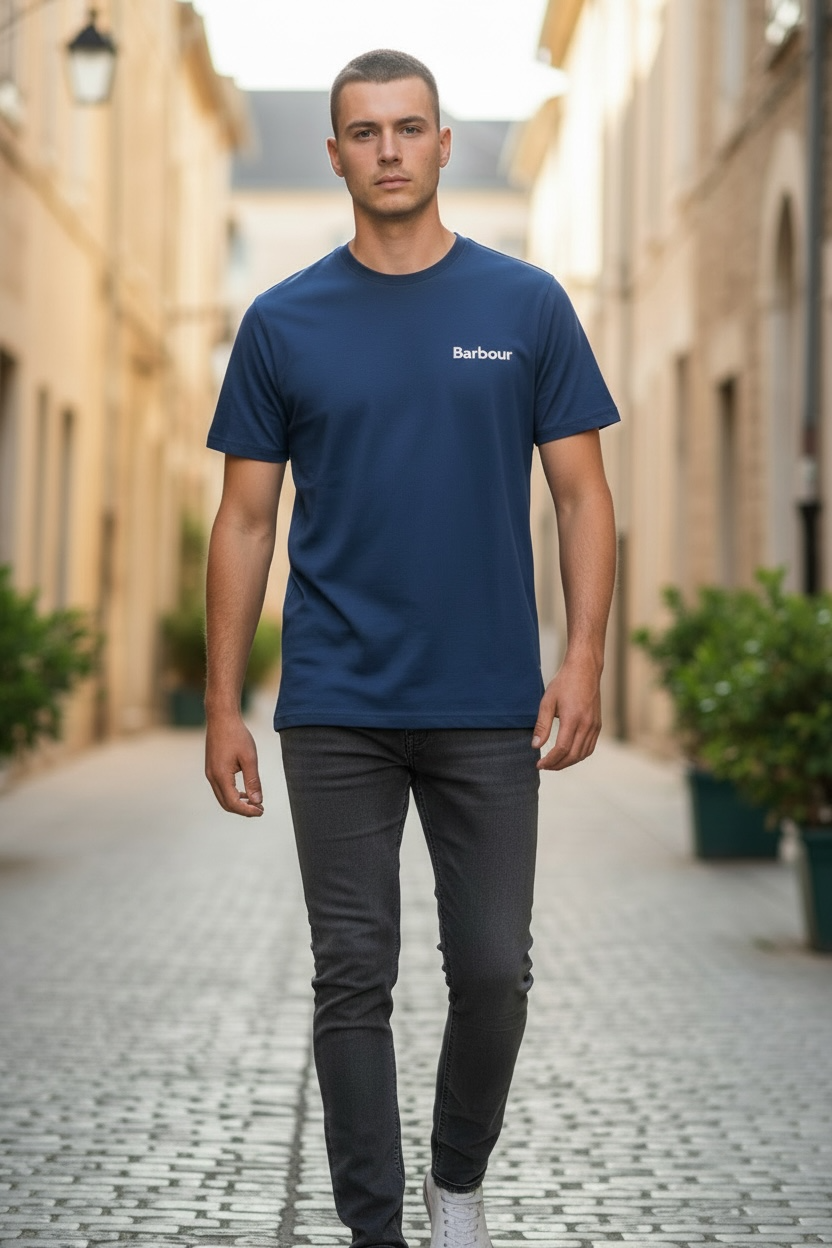 Image for BARBOUR CAMBER GRAPHIC T SHIRT | Barbour | Morans Menswear