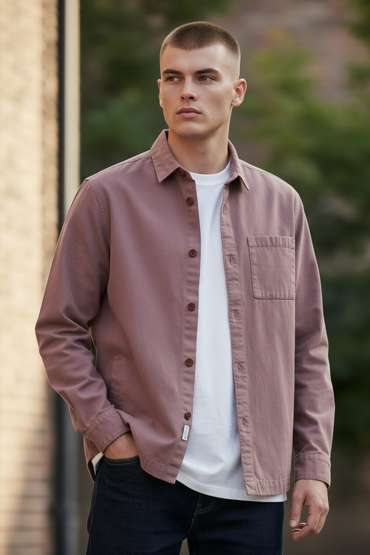 Image for BARBOUR REGULAR WASHED OVERSHIRT | Barbour | Morans Menswear