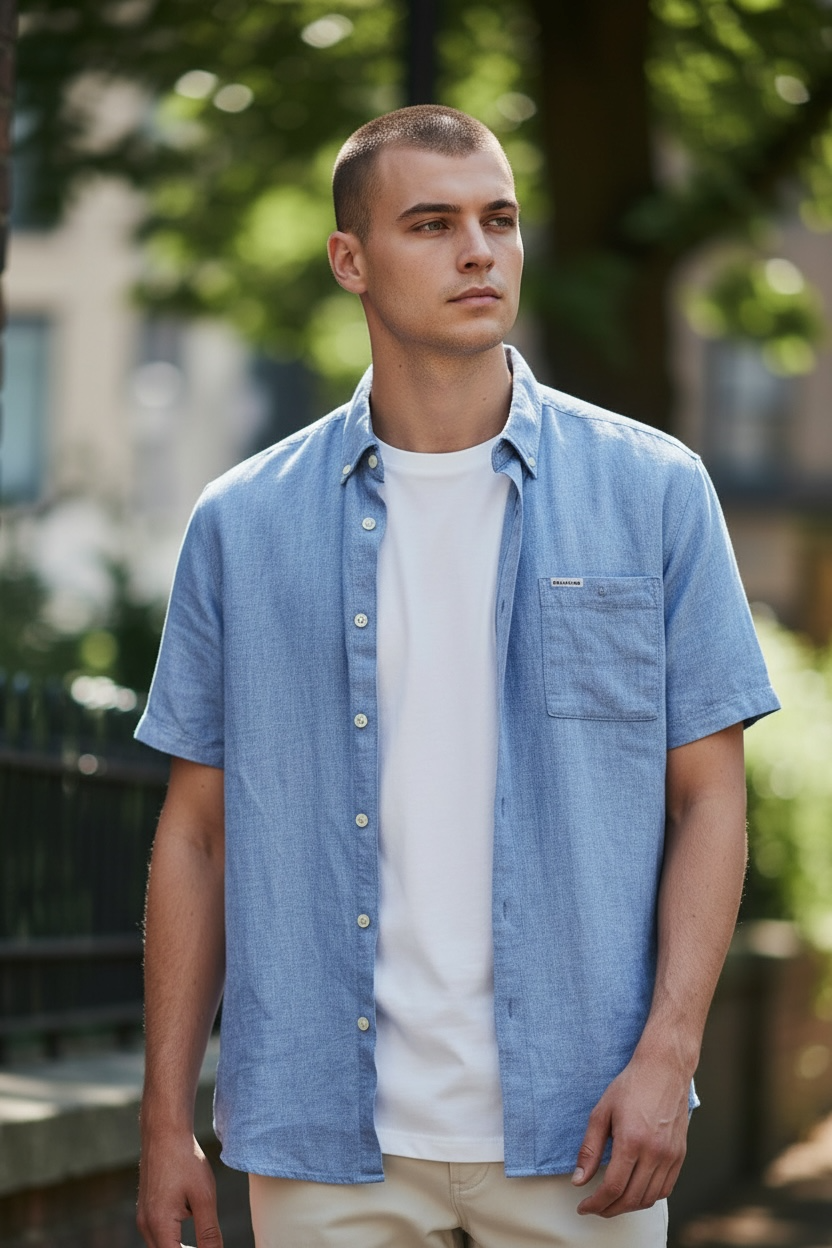 Image for BARBOUR NELSON SHORT SLEEVE SUMMER FIT SHIRT | Barbour | Morans Menswear