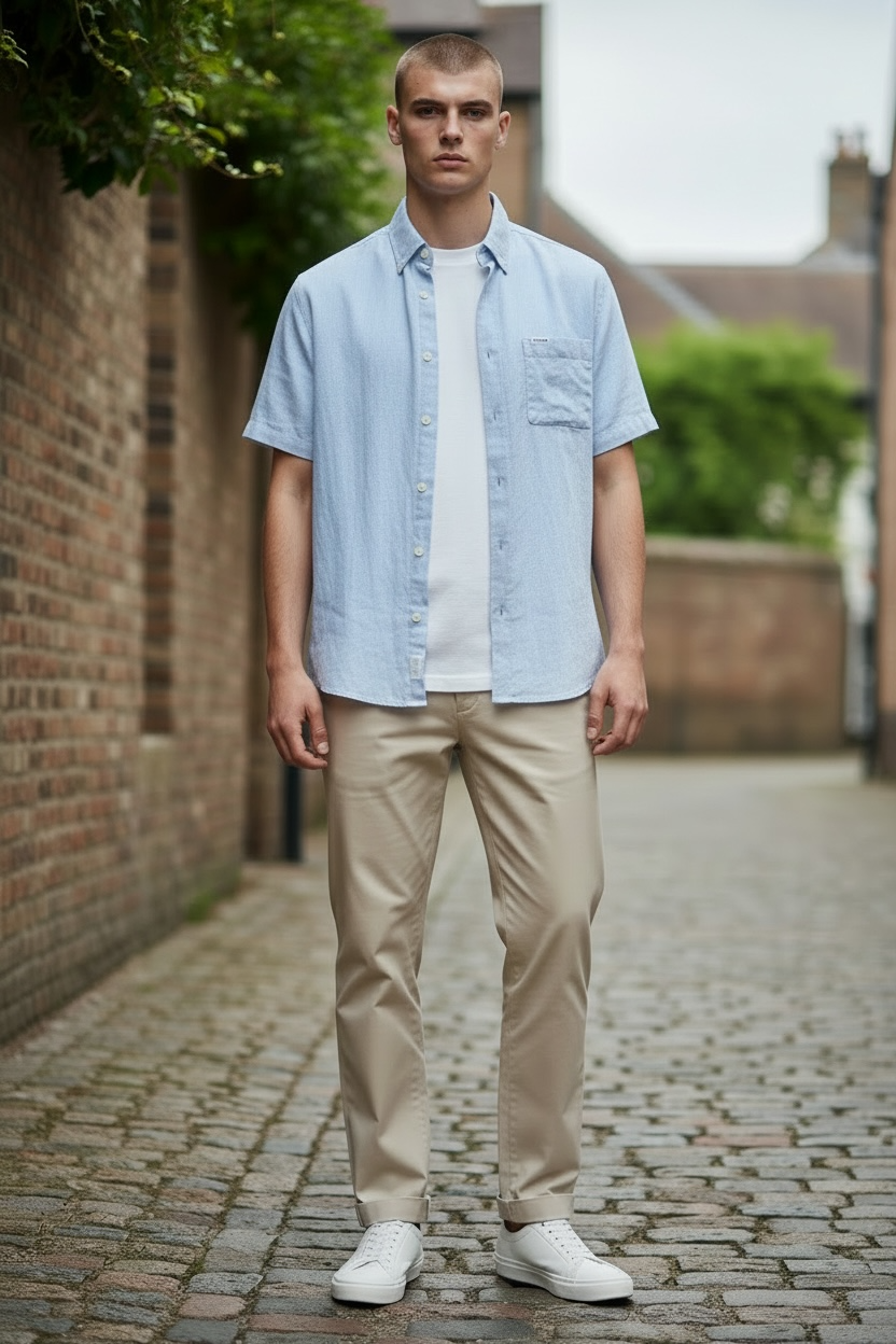 Image for BARBOUR NELSON SHORT SLEEVE SUMMER FIT SHIRT | Barbour | Morans Menswear