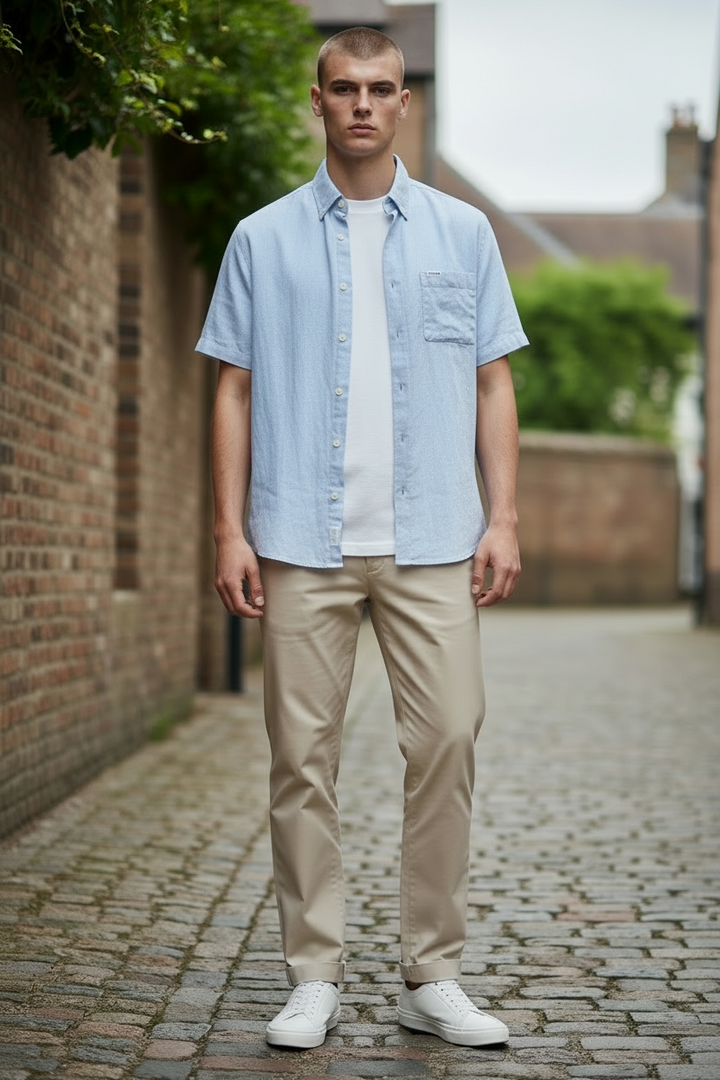 Image for BARBOUR NELSON SHORT SLEEVE SUMMER FIT SHIRT | Barbour | Morans Menswear