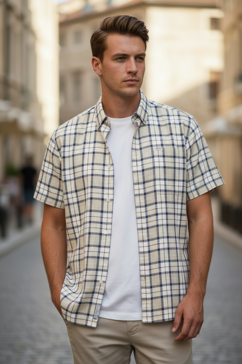 Image for BARBOUR MIDFIELD TARTAN SUMMER SHORT SLEEVE SHIRT | Barbour | Morans Menswear